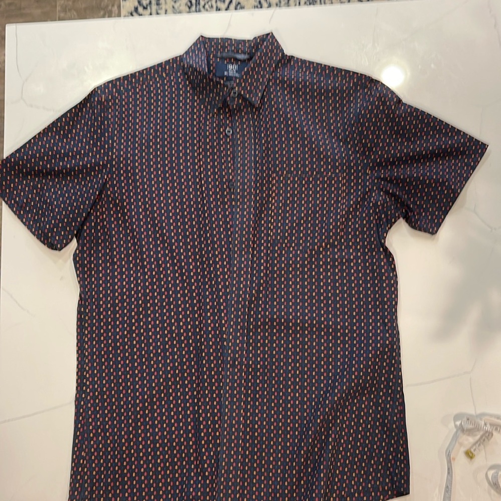 1901 Medium- trim fit- men's casual short sleeve button down - perfect condition